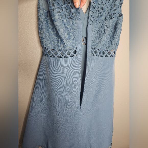 Keepsake the label dusty blue mini dress NWT - Picture 10 of 11